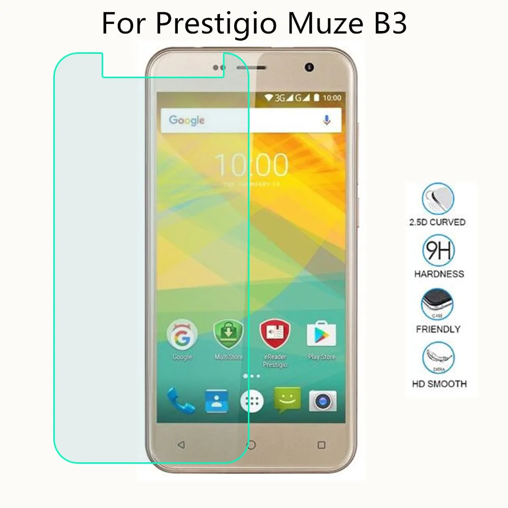 Закаленное защитное стекло для Prestigio Grace M5 P7 LTE Z5 P5 Muze X5 LTE B3 B7 Защитная пленка для экрана - Цвет: For Muze B3