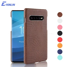 Змея, крокодил Крышка для samsung Galaxy A6 A7 A8 A9 A5 A3 Примечание 10 9 8 S7 край S8 S9 S10e S10 Plus кожаный чехол