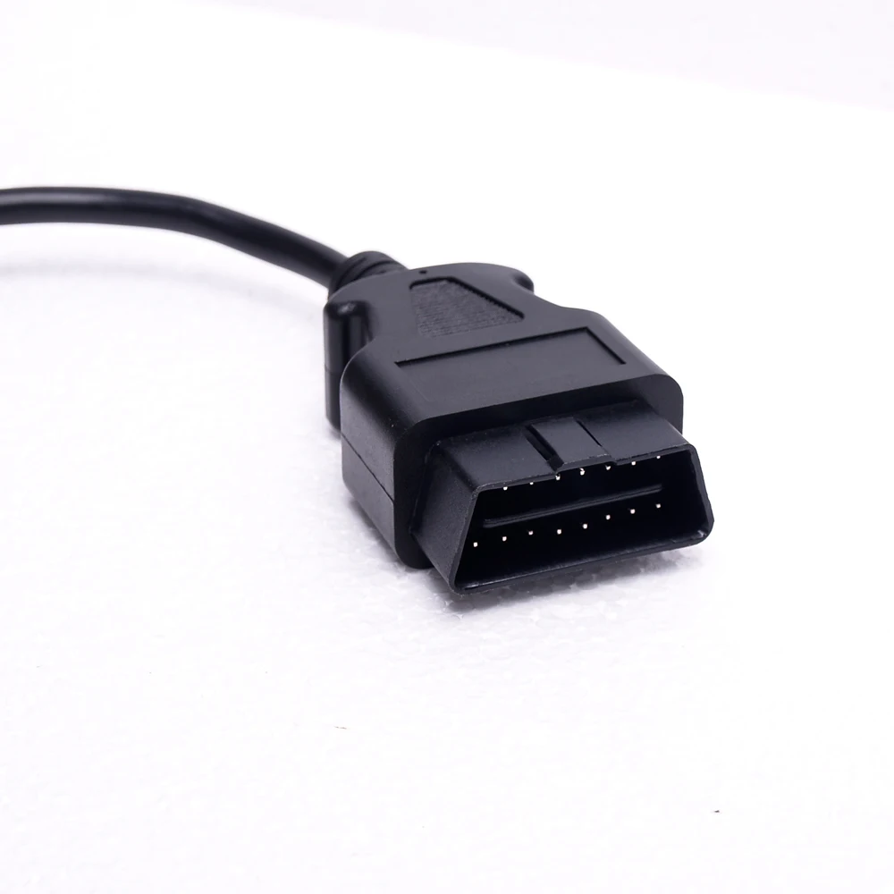 Кабель разветвитель KWOKKER OBD II 16 контактный переходник 2 кабель удлинитель штырь