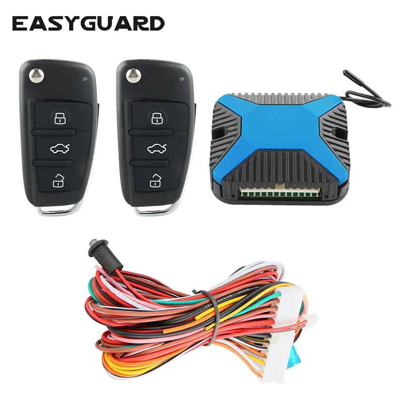 EASYGUARD Universal keyless entry system with customized flip key