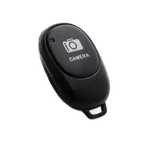 1pcs Bluetooth Remote Control Button Wireless Controller Self-Timer Camera Stick Shutter Release Phone Monopod Selfie 2 in 1 selfie phone light and bluetooth shutter self timer black