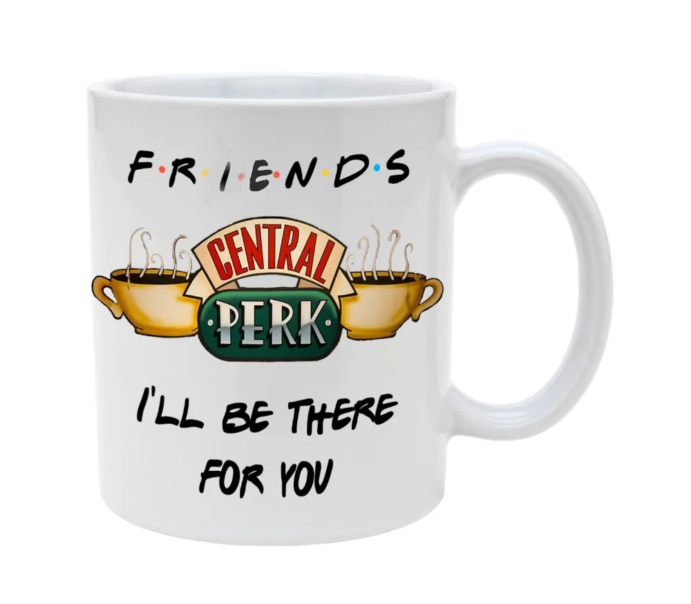 2 sides printed tv shows friends mugs Tea mug milk cup wine beer cups
