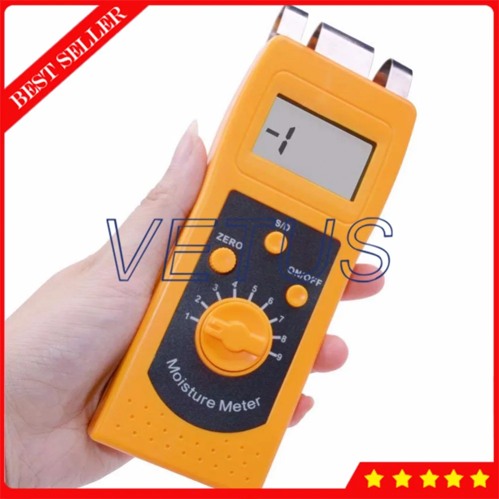 DM200T High Performance Textile Materials Moisture Tester Meter with