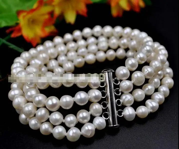 

Wholesale price 16new ^^^^^^^wholesale lots 4strands Freshwater Pearl Bracelets