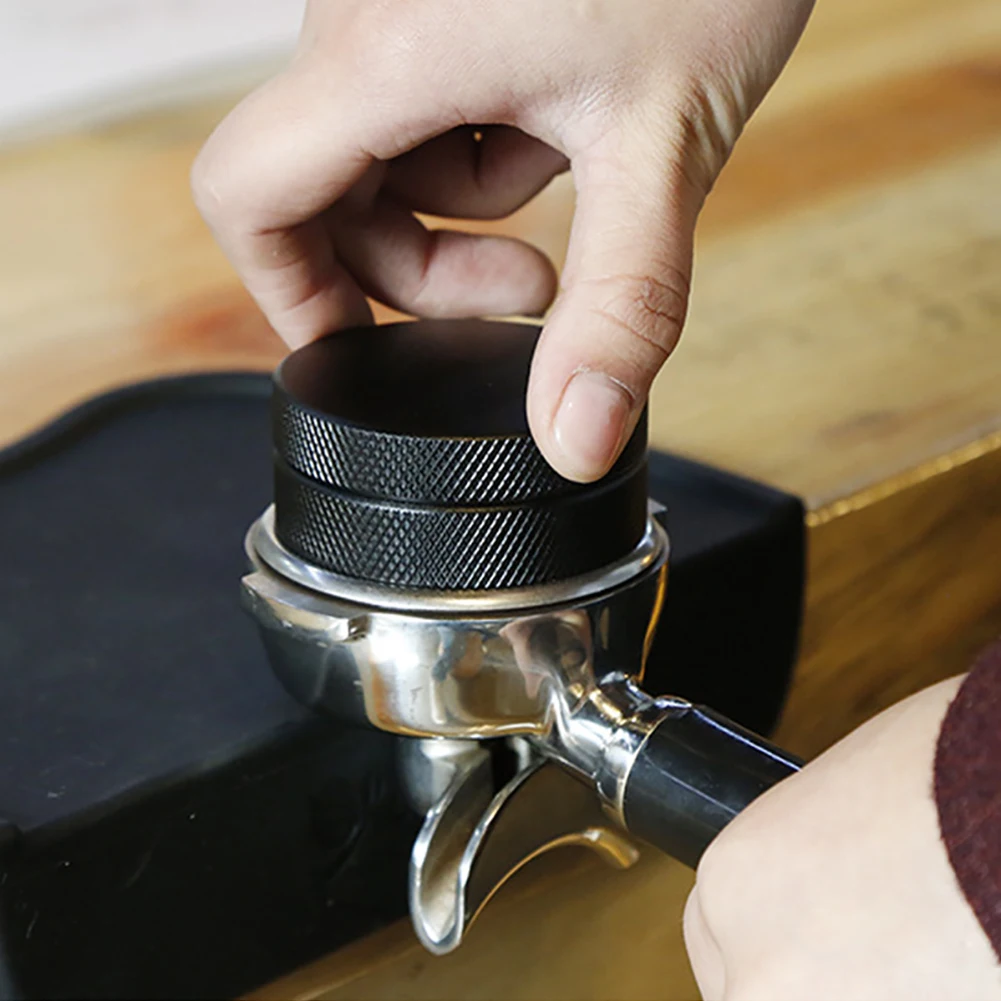 58 мм/51 мм Регулируемая высота с тканью из нержавеющей стали кофе трамбователь распределитель трамбователь для кофе эспрессо