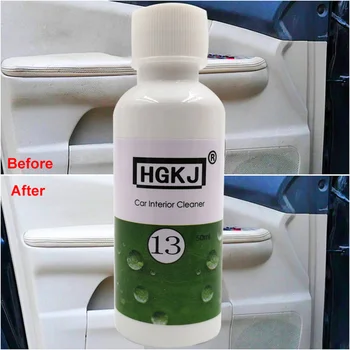 

1pc 50ml Car Seat Leather Plastic Foam Cleaner High Concentrated Car Interior Cleaning Agent Auto Maintenance Car Accessories