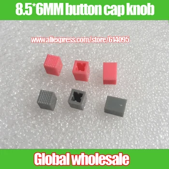 

100pcs square head power switch button switch button cap / 8.5*6MM button cap knob square hole 3.2mm