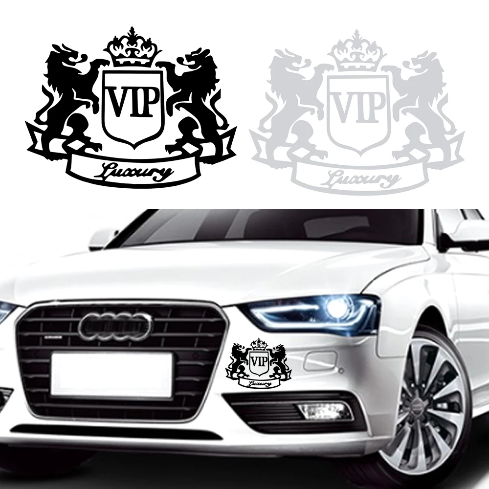 Забавные мультяшные наклейки для автомобиля VIP The Lion 1 шт. JDM Наклейка на окно