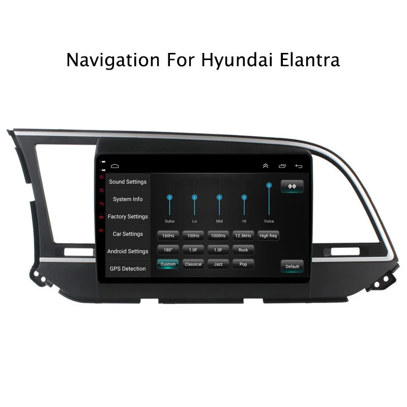 Sale 9" 2G RAM 32G ROM Car DVD GPS Navigation For Hyundai Elantra 2016 2017 with Radio Head Unit,support 4G LTE 3