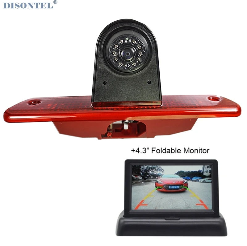 

HD Car Brake Light Rear View Camera For Citroen Jumpy/Peugeot Expert/ Toyota Proace 2007-2016 DC 12V With 4.3" LCD Monitor