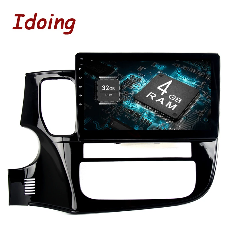 

Idoing 2Din 10.2" Android8.0/7.1 Car Multimedia Player Steering-Wheel For Mitsubishi Outlander 2014-2017 8Core Fast Boot 4G+32G