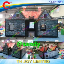 Воздуха до двери, 10x5x5 mH Открытый Гигантский надувные ирландский паб, надувной бар-палатка