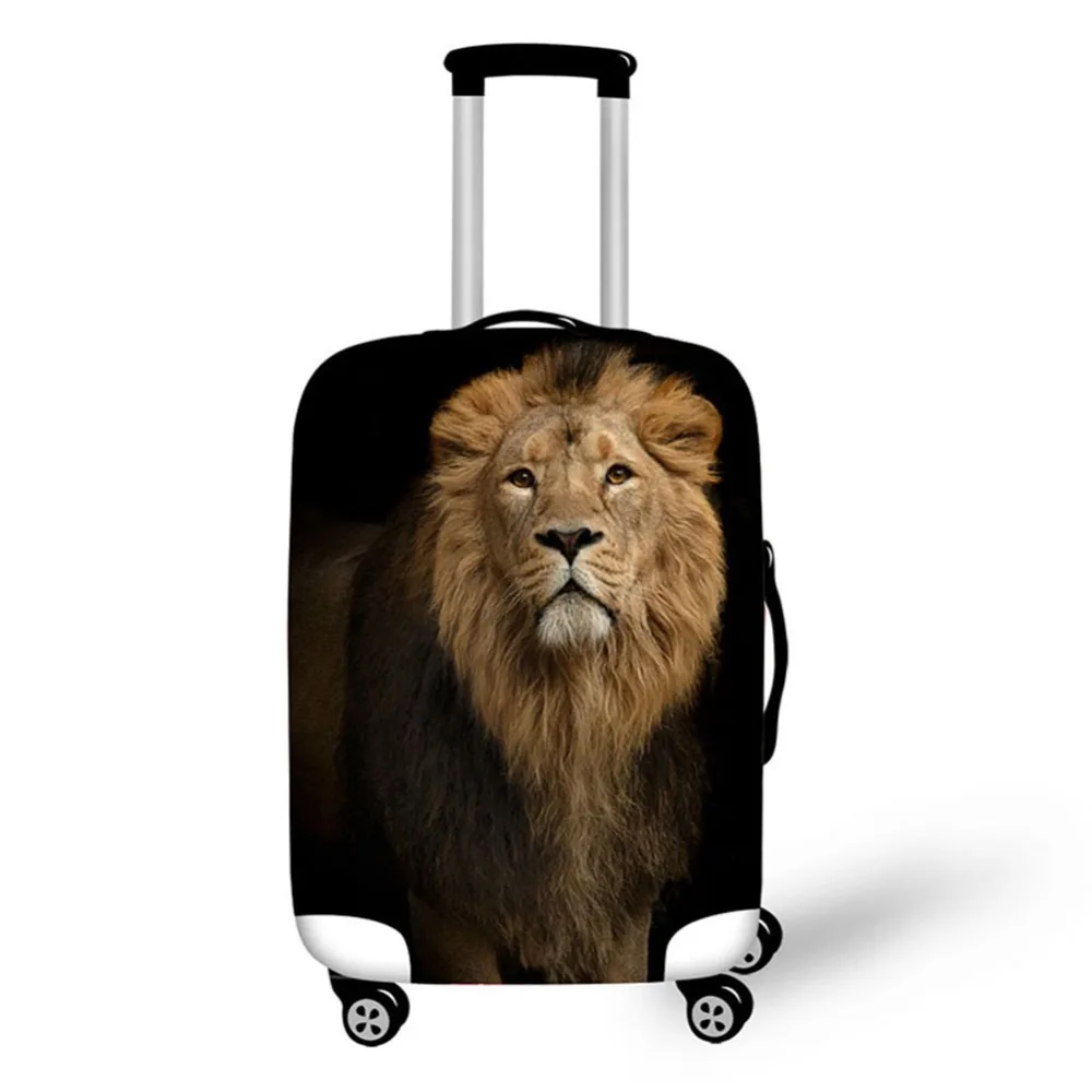 Lion Design Travel Accessories Suitcase Protective Covers 18-32 Inch Elastic Luggage Dust Cover Case Stretchable Lion Design Travel Accessories Suitcase Protective Covers 18-32 Inch Elastic Luggage Dust Cover Case Stretchable
