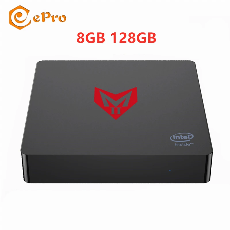 Мини ПК Beelink MII J4205 Win 10 LDDR4 8 ГБ 128 Гб ПЗУ BT 4 0 HD 1.4b 2 ГГц 5 Г wifi 1000 м медиа