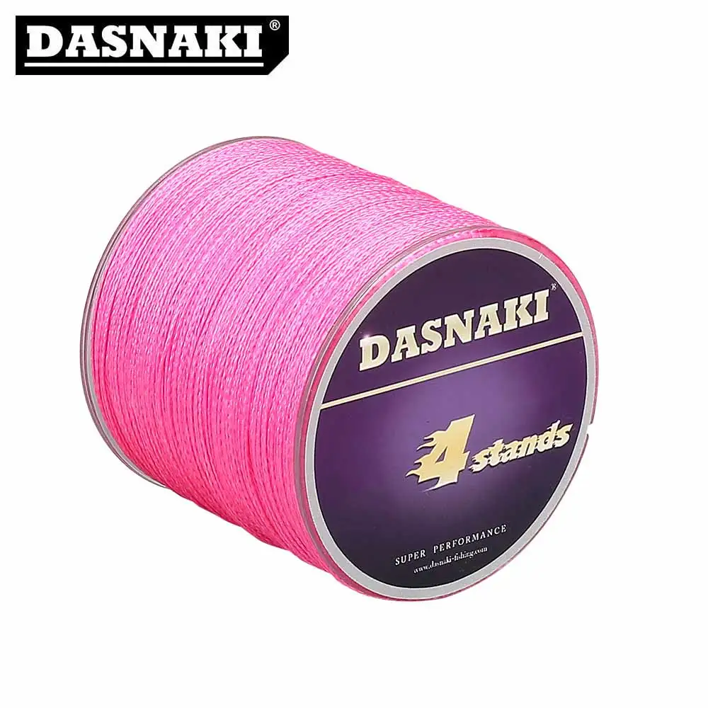 DASNAKI 500M 4 Strands PE Braided Fly Fishing Line Multifilament 12-100LB Saltwater Fish line Accessories | Спорт и развлечения