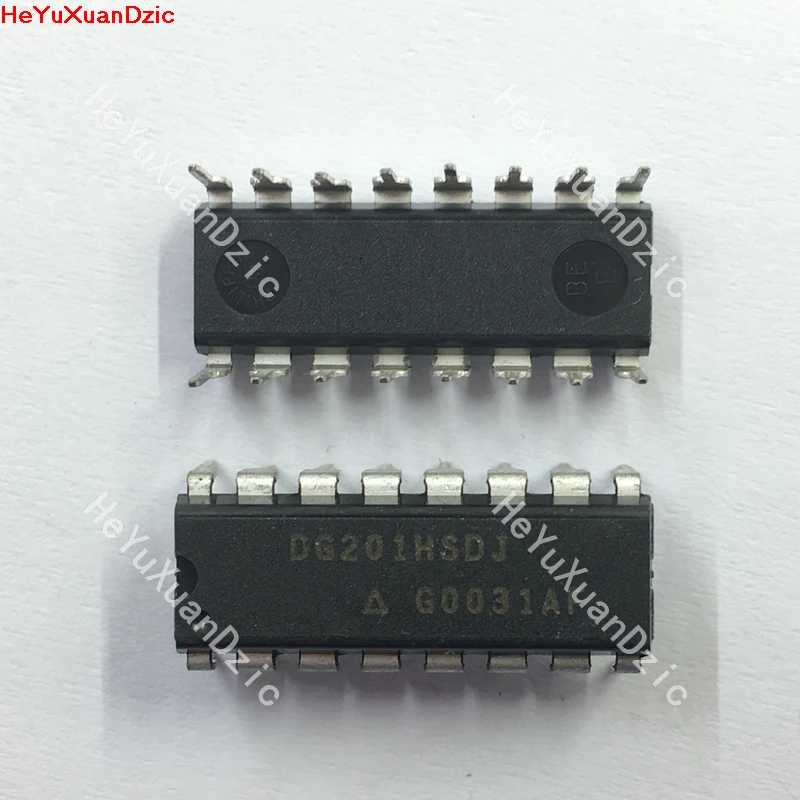 

HeYuXuanDzic 5PCS/LOT DG201HSDJ-E3 DG201HSDJ IC SWITCH QUAD SPST 16DIP New Original Product
