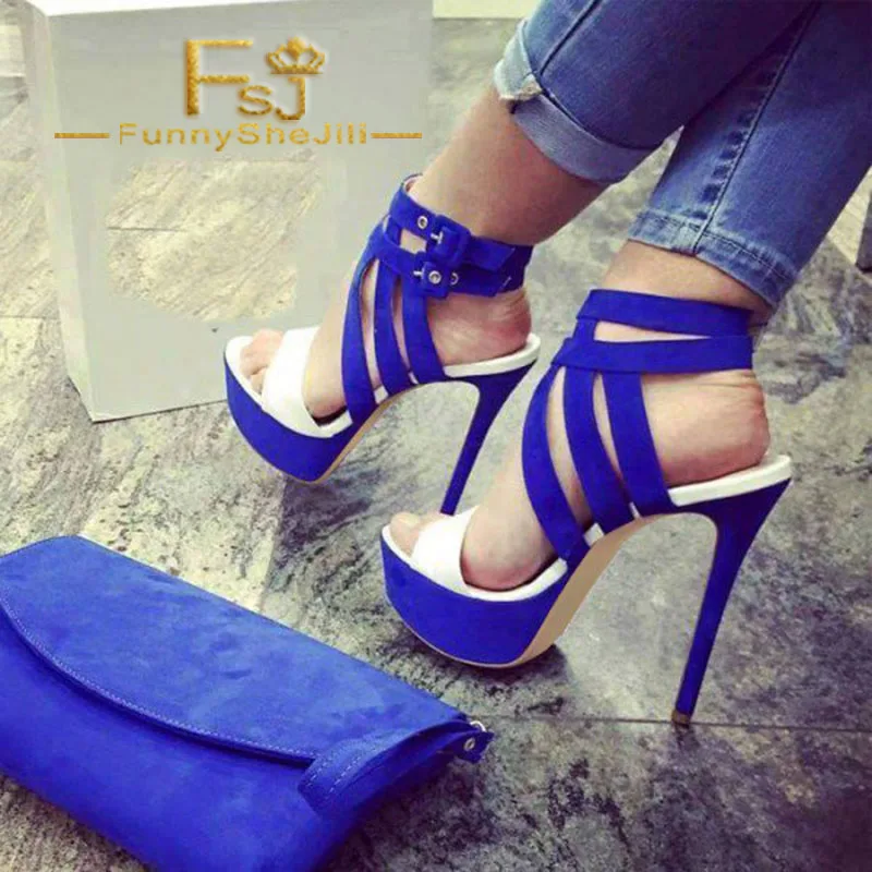 size 11 royal blue heels