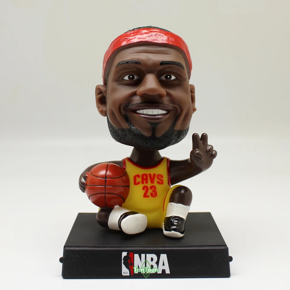 1PCS 5in height James Plastic Shaking head doll Car Ornaments Home