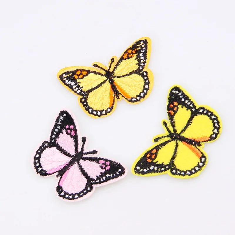 1 шт. 33*50 мм ButterflyPatch для одежды утюжок на вышитой аппликацией Милая нашивка