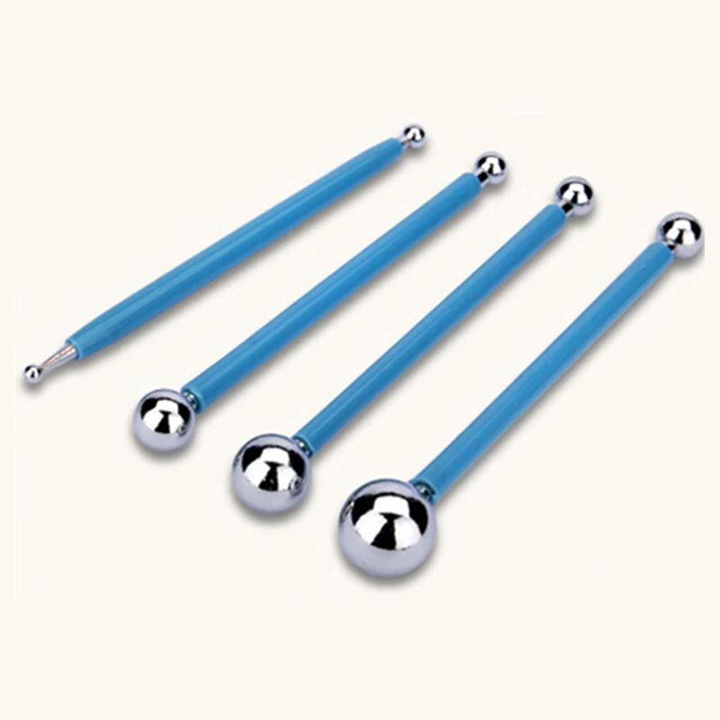 

4pcs/set DIY Stainless Baking Cake Tools Fondant Decorating Modelling Home Bar Party Tool Sets D995