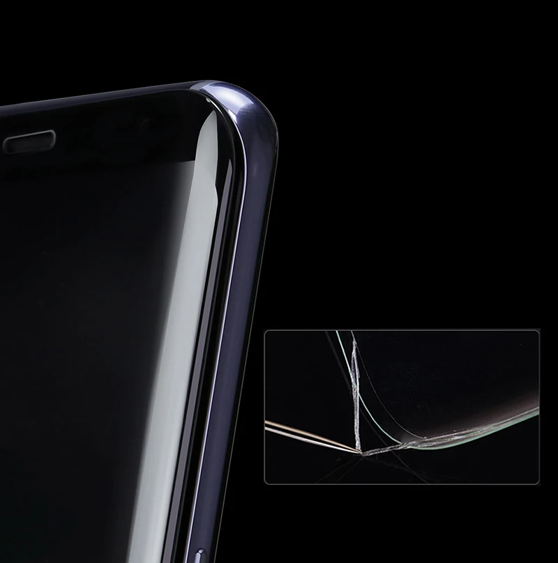 Suntaiho 3D изогнутое полное покрытие закаленное стекло для samsung Galaxy A6 Plus Защита экрана для Galaxy A8 S7edge S8 S9 Plus A5