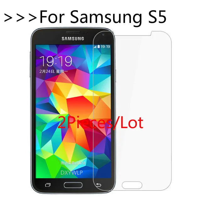 Tempered Glass Screen For Samsung Galaxy S5 G900F I9600 NEO G903F G903W DUOS Protector Full Cover Capa On i9600 SM-G900 | Мобильные