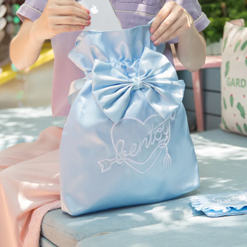 Bentoy النساء جميل لطيف Bowknot حقيبة كتف الإناث حقيبة يد المتناثرة رسائل حقيبة تسوق مخلب اليد حقيبة الأنثوية Blosa