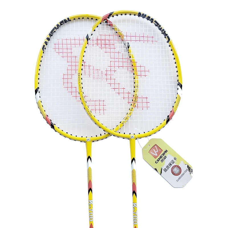 Camewin profesional Bádminton carbono raqueta alta calidad Bádminton raqueta | 2 unids Raquetas de bádminton + 1 | raquete de Bádminton