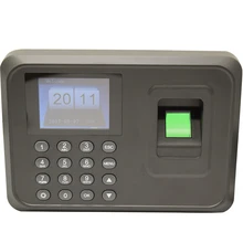 Hotsale 1000users 2.4 inch TFT Screen fingerprint time attendance Employee Biometric Time Recorder With Usb Free Software