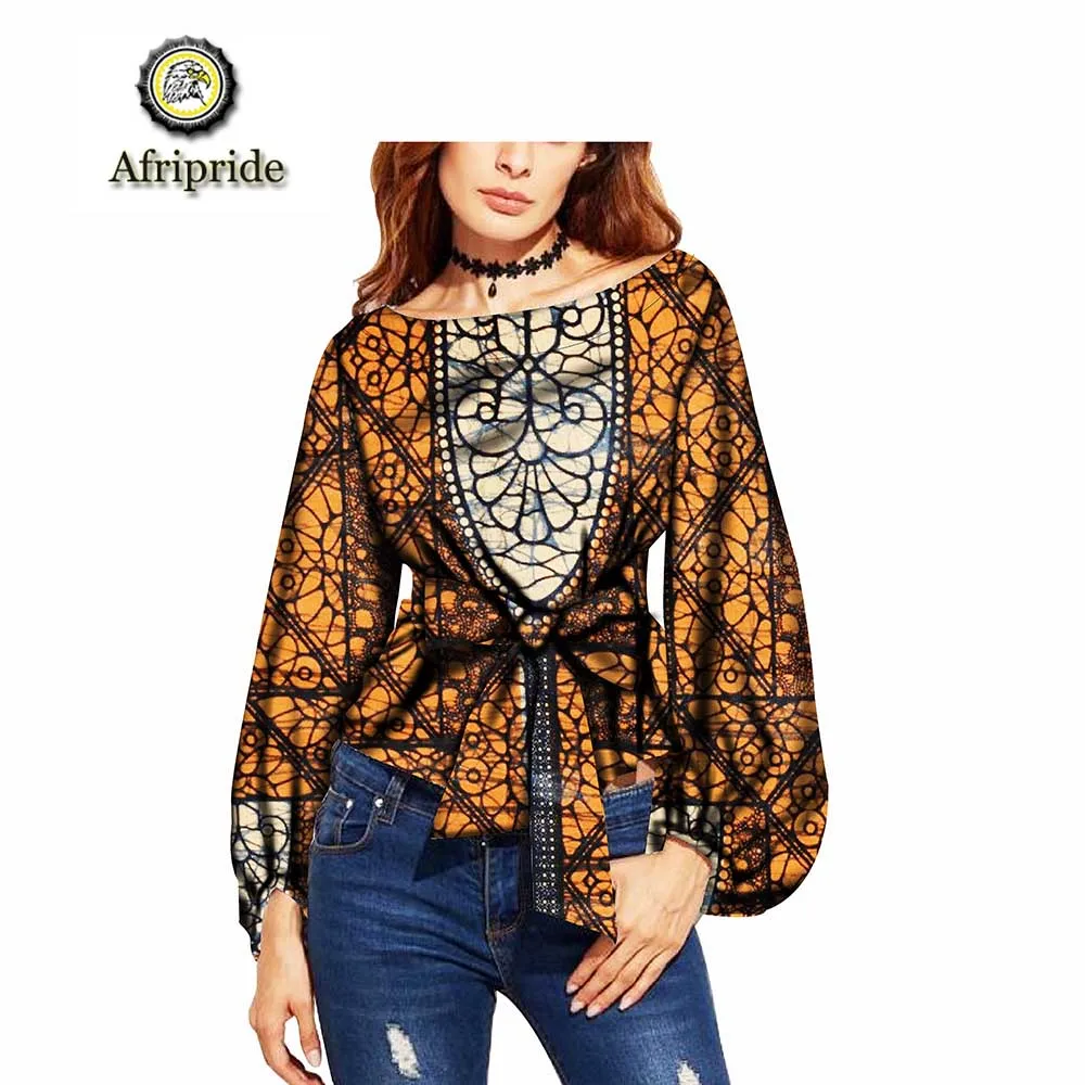 2019 african coats for women AFRIPRIDE bazin riche ankara print pure cotton coats private custom wax batik spring  S1824018