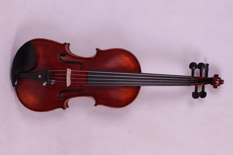 

5 string 4/4 Violin Ebony parts Flame Maple Back Antique Varnish Spruce Master Powerful Sound Pro+502#