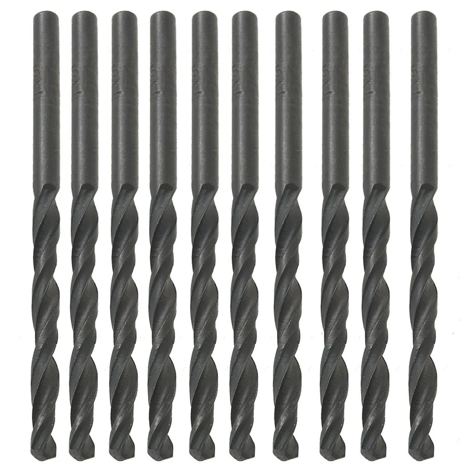 

New Style 10 Pcs Metal Straight Shank HSS 3.2mm Dia Twist Drill Bit
