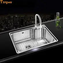 Кухонные раковины Раковина один слот пакет раковина из нержавеющей стали один паз слот пакет мойка для мытья овощей wa