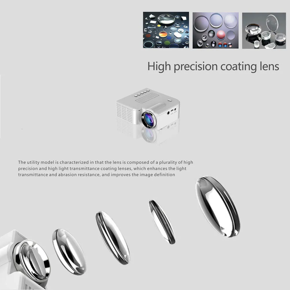 

Portable UC28 PRO HDMI Mini LED Projector Home Cinema Theater AV VGA USB IJS998