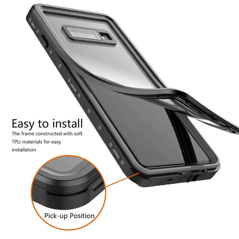 Для Coque S10Plus Водонепроницаемый чехол на 360 защитит IP68 Note9 открытый противоударный