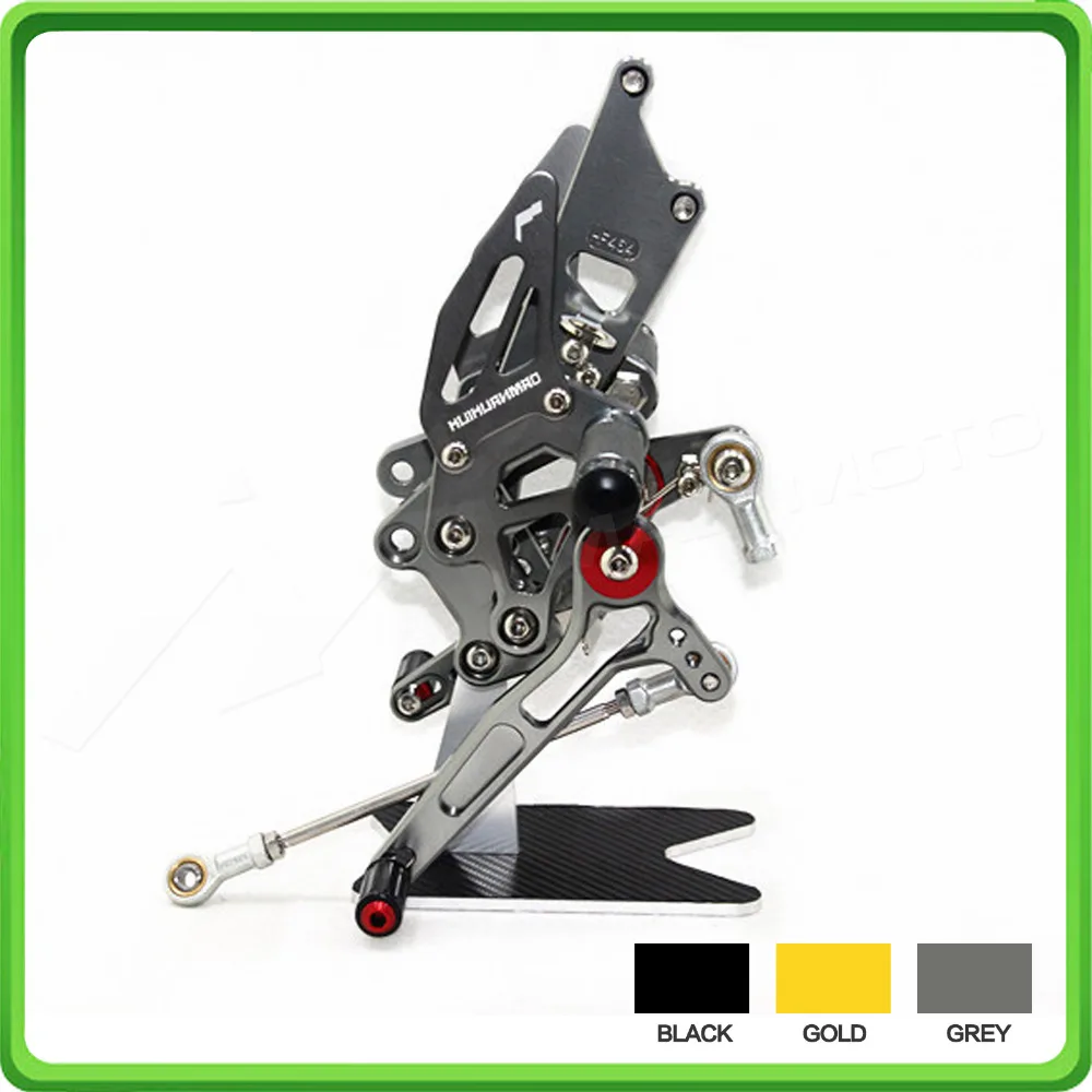 Motorcycle Adjustable Rearsets Rear set sets Foot Rest Pegs Pedal For Kawasaki Ninja 250R / EX250 2008 2009 2010 2011 2012 Gray Motorcycle Adjustable Rearsets Rear set sets Foot Rest Pegs Pedal For Kawasaki Ninja 250R / EX250 2008 2009 2010 2011 2012 Gray