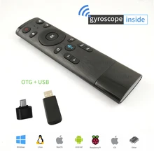Knewfun Gyro Air Mouse with Microphone Universal Flying Remote Control for Presentation Android TV Box Windows