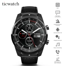 Смарт-часы Ticwatch Pro, Bluetooth, IP68, многослойный дисплей, Поддержка NFC платежей/Google Assistant, одежда OS от Google, 415 мАч, часы