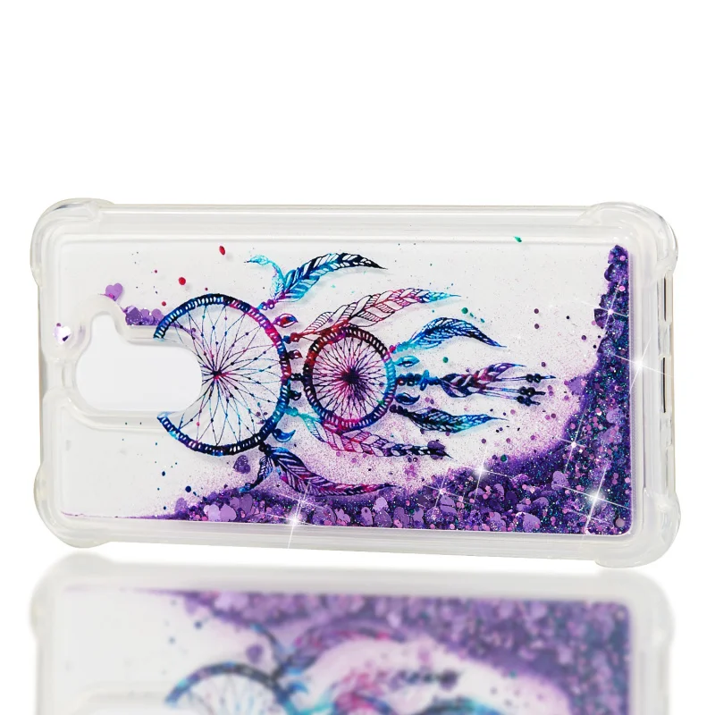 

For Huawei Y7 2017 Case Glitter Liquid Paillette Quicksand Soft TPU Anti-knock Fundas Cover for Huawei Y7 2017 Y7 Prime Case
