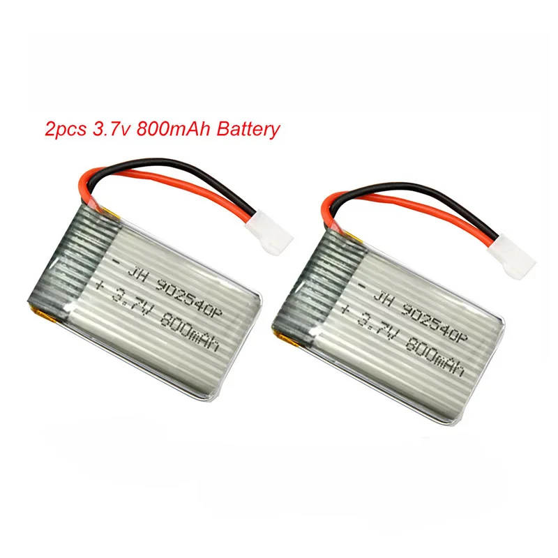 

2PCS X6SW Battery 3.7V 800mAh 25C Lipo Battery For X5SW X5SC X5C Quadcopter Helicopters