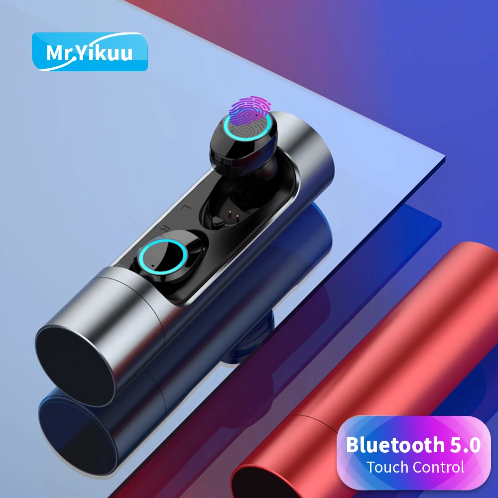 

True Wireless Headset Bluetooth 5.0 Earphone Travel Waterproof in-ear Earbud with Charging box For iPhone 7 Xs Xiaomi Headphones