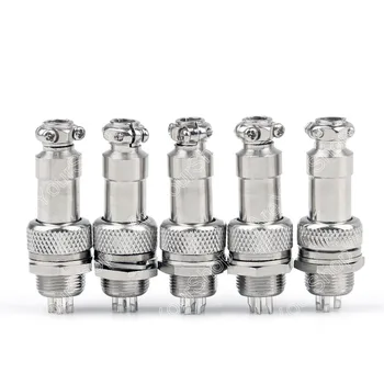 

Areyourshop Connector XLR 5 Pin 12mm Audio Cable Connector Chassis Mount 24Pcs (Female+Male) Connectors Assortment High Quality