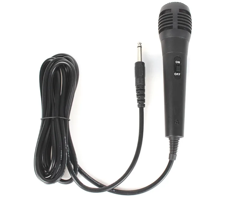 

6.3 mm 3.5mm Stage Wired Microphone Karaoke Megaphone Universal Performance Public Transmitter Recording