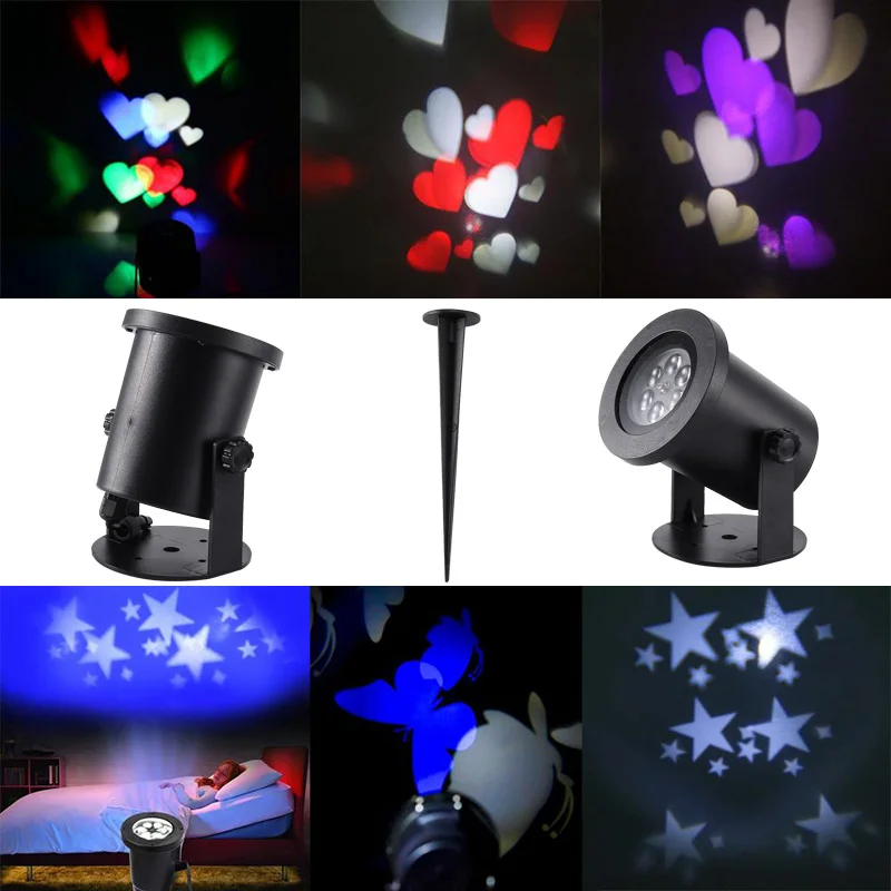 

LED Fairy Lights Projector Landscape Snowflake Pattern Lamp Outdoor Christmas Decor JDH99