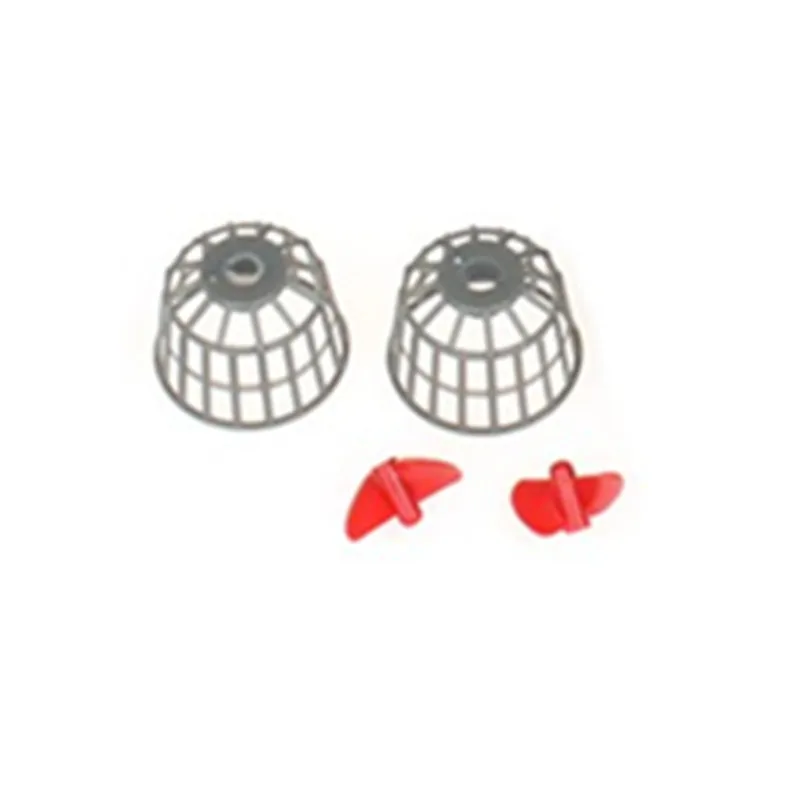 

2Pairs Fishing Boat Propeller+Propeller Protective RC Bait Fishing Boat Weed Control Cover Remote Fish Finder Boat
