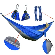 2017 2 people Hammock Camping Survival garden hunting travel Double Person Portable Parachute outdoor furniture sleeping