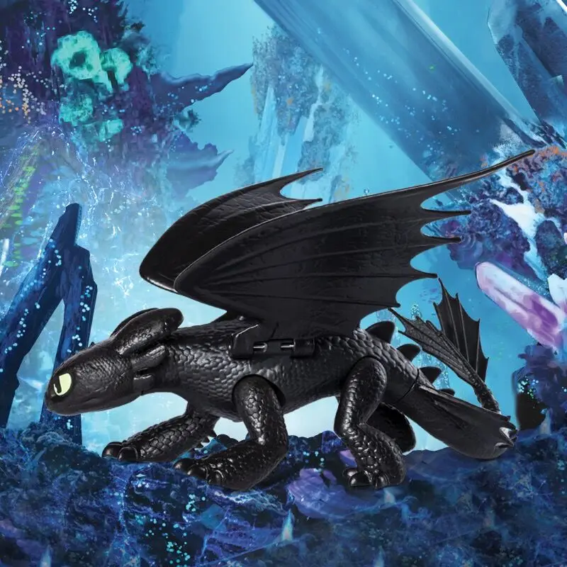 

How To Train Your Dragon 3 Action Figures Toothless Hookfang Stormfly Model Toys for Children Gifts