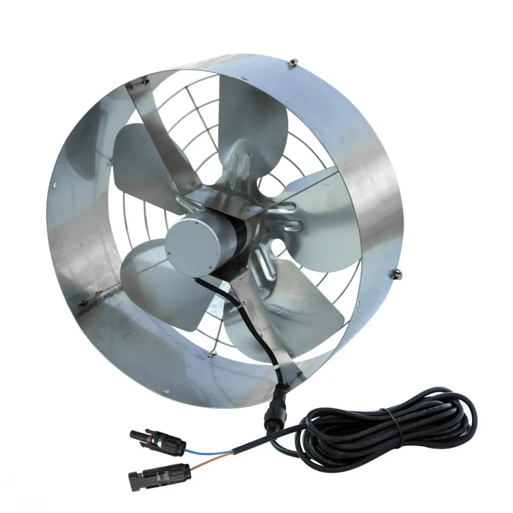 

High Power 3000cfm 65W Solar Air Cooling Vent Fan Ventilation for Workplace High Flow Solar Power