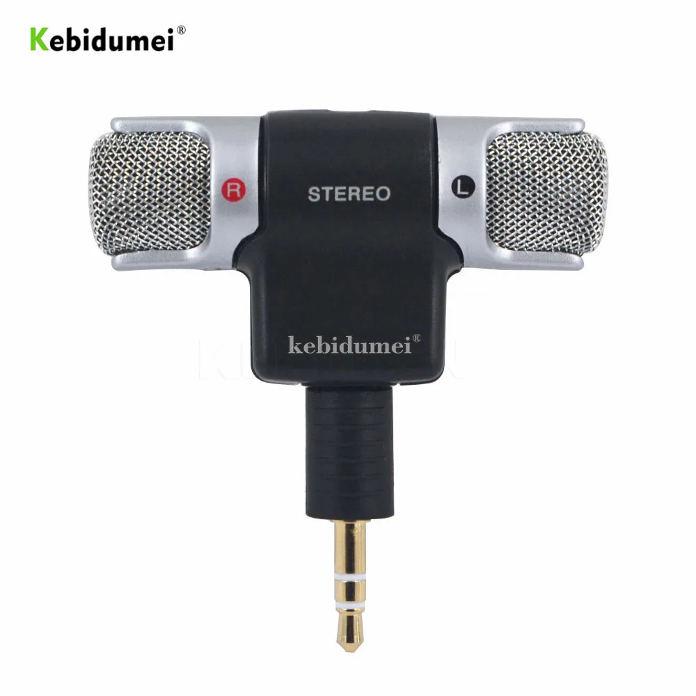 

Mini Mic Digital Stereo Microphone Digital Mic adapter 3.5mm Jack for PC Laptop Notebook