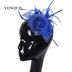 Бесплатная доставка несколько цветов высокого качества шляпы Fascinator Хороший свадебные аксессуары для волос Дерби в Кентукки заставки